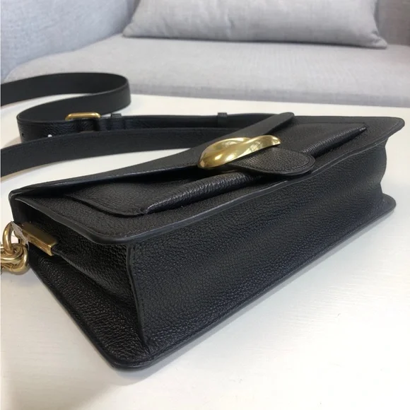 Coach Tabby 26 Black Leather Shoulder Crossbody - Picture 4 of 9